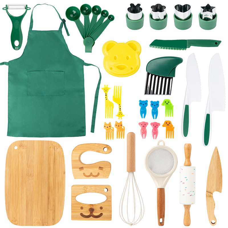 Kids Safe Cooking Utensils Starter Set