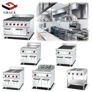 GRACE Free 3D CAD Design Complete Commercial Hotel Restaurant Gas Electric Cooking Kitchen Equipment