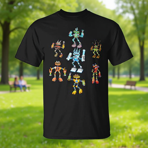 Camiseta de disfraz de robots de Singing Monsters para hombres y mujeres, camiseta promocional - Product Image 3