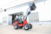 Chargeuse sur pneus compacte CASEREM 4x4, 18,2 kW, moteur diesel, pompe hydraulique Eaton, Euro 5, garantie 1 an, godet de 0,6 m³