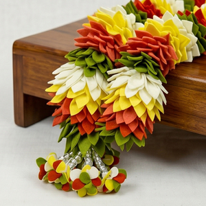 Guirnalda de Flores Artificiales Multicolores, Decoración Colgante para Bodas, Festivales, Hogar, Templo, Puerta, Decoración Floral - Product Image 2