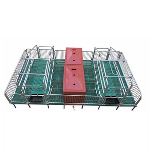 Động vật giường sinh trang trại nâng cao thiết bị gang lợn bút gieo farrowing Crate để bán lợn lồng với lợn sản khoa bảng - Product Image 3
