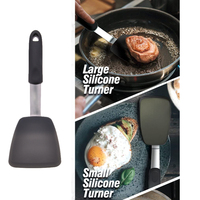 Spatule rotative en silicone pour la cuisson du poisson, ustensile de cuisine antiadhésifs, rotatif