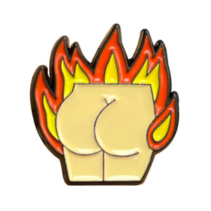 Vui Mông Trên Lửa Mềm Men Trâm Pin Halloween Trang Phục Phụ Kiện Quà Tặng Men Pin Huy Hiệu Cho Bạn Bè - Product Image 1