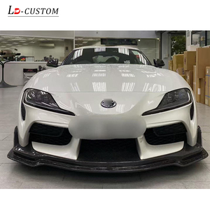 Convient pour améliorer l'apparence du <span class=keywords><strong>Toyota</strong></span> GR Supr M5 A90/A91 avec un becquet avant en fibre de carbone de style Seib, pare-chocs avant - Product Image 5