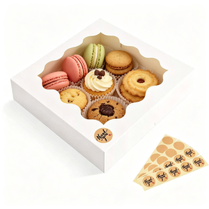 Boîtes d'emballage en papier de haute qualité pour pâtisseries, boîtes à gâteaux de 8 pouces et 6 pouces de hauteur pour gâteaux à étages - Product Image 1