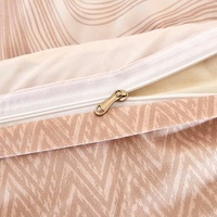 Parure de lit double super king toutes saisons pour adultes, confortable, 100 % polyester tissé géométrique, vente en gros directe usine