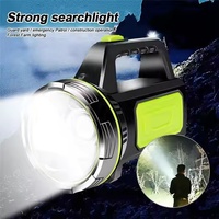 Lampe de poche LED super puissante lampe de poche latérale torches projecteur puissant projecteur rechargeable étanche lampe de chasse longue portée