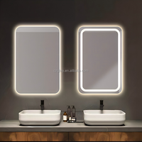 Espejo Inteligente de Pared con Luces LED y Garantía de 5 Años, Espejo Rectangular para Baño, Venta al Por Mayor de Fábrica