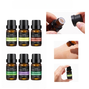 Aceites esenciales de aromaterapia de 10ml, eucalipto hidratante, lavanda, árbol de té, menta, dulce fresco para la piel, difusor corporal - Product Image 2