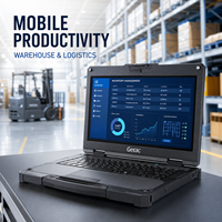 Portátil Robusto Getac B360G3 de 14 Pulgadas FHD |   I5/I7 Win11 Pro |   MIL-STD-810H e IP66 |   1000nit legible bajo la luz del sol |   4G LTE