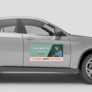 Logotipo personalizado publicidad decoración magnética coche puerta signo coches parachoques imán pegatina Van <span class=keywords><strong>pegatinas</strong></span> magnéticas - Product Image 3
