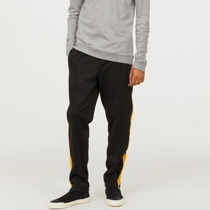 New Fashion Design Side Stripes Sweatpants Men 100% <b>Polyester</b> <b>Joggers</b> Sport Pants Trousers - Product Image 2