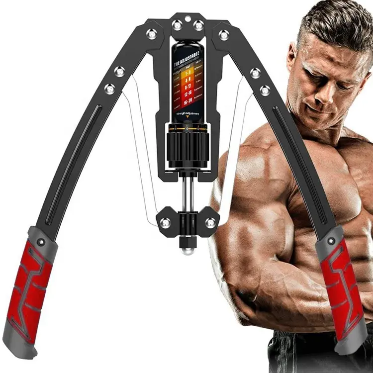 Wellshow Sport Twister Arm Exerciser Adjustable 22-440lbs Hydraulic Power Home Chest Expander Shoulder Muscle Training Equipment