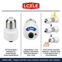 Interruptor Automático de Alta Calidad Tipo Tornillo de 1 Polo, Mini Interruptor de Circuito S101 E27, Estándar IEC60947, 6KA 6-32A 240V/415V