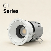 Farbverstellbares Rahmenloses Modul MR16 GU10 Gehäuse Aluminium 15W Downlight LED-Spot für Wohnzimmer Einbauleuchte