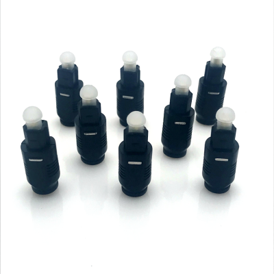 Manufacturers F05 Single Lock Toslink Fiber Connector Jack PCB Connector Black PVC HUB Converter