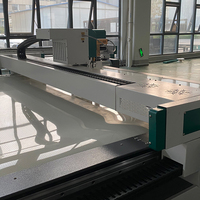 Traceur de découpe numérique CNC à table plate pour carton ondulé, avec couteau oscillant et lame circulaire fixe, pour boîtes en carton