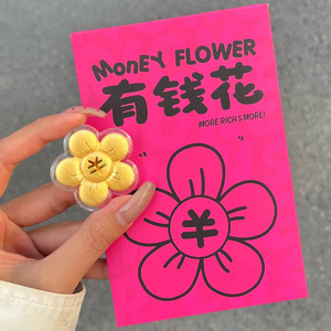 Sobre Rojo con Diseño de Flor de Durazno y Monedas de Oro 999, Regalo Creativo para Novia o Amiga - Product Image 4