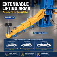 Lève-voiture hydraulique professionnel à 2 poteaux de 5 tonnes (11 000 lb) pour garage et atelier