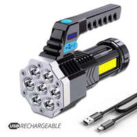 Shingel Super Bright Led Lampe de poche Batterie rechargeable Lampe de poche de camping Longue portée Lampe torche puissante