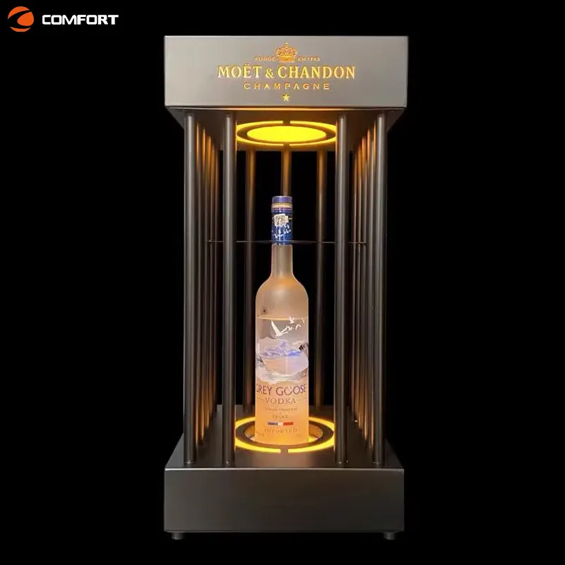 Chai Led Câu Lạc Bộ Đêm Cầm Tay Trưng Bày Vinh Quang Logo Tùy Chỉnh Chai Hình Tùy Chỉnh Vip Johnnie Walker Bằng Acrylic