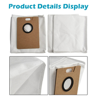 Bolsa de polvo para aspiradora de tela no tejida Compatible con piezas de repuesto para aspiradora Tapo RV30 Max Plus RV20 Max Plus