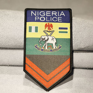 맞춤 의류 셔닐 자수 패치 디자이너 레터 패치 다리미 부착 패치 전술용 직조 필리핀 국립 경찰 배지 - Product Image 4