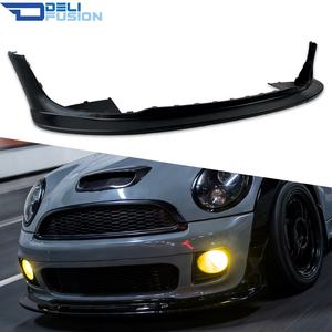 Para Mini Cooper JCW R55 R56 R57 R58 R59 2006-2013, Estilo Challenge Ver2, Labio Delantero de Plástico, Negro Mate - Product Image 1