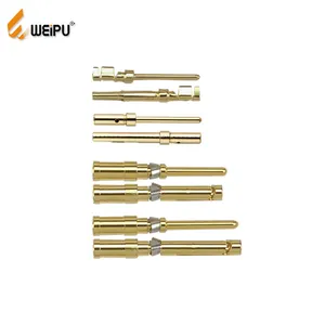 Weipu KONTAK Crimp Konektor Melingkar Pria Pin Crimping Wanita