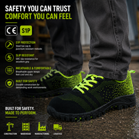 Chaussures de sécurité coupe basse Certification CE S1P SRA Fashion Design Work Shop Wear House Anti-smash Chaussures de sécurité Pied Wear