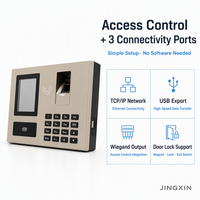 Machine de pointage des heures de travail JINGXIN TCP/IP, horloge de pointage des employés, accès simple à la porte pour la gestion du personnel