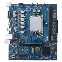 Motherboard Desktop M-ATX H610M-PLUS Baru dengan Chipset Intel H610 LGA1700 untuk SATA M.2, Slot RAM DDR4 Ganda 32GB