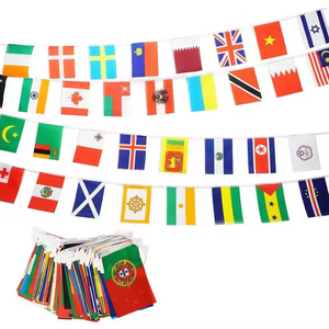 Wholesale Price High Quality Different Country Polyester World Bunting <strong>String</strong> <strong>Flag</strong> Banner for Outdoor Supply - Product Image 1
