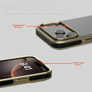 Sang Trọng Kinh Doanh Trường Hợp Điện Thoại Cho Iphone 17 Pro Max Màu Từ Phí Không Dây Chống Sốc Trường Hợp Điện Thoại - Product Image 4