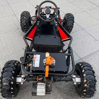 Nuevo Go-Kart Eléctrico 2026, 18kW de Potencia, 48V 25Ah, 8 Pulgadas, Kart de Carreras de Alta Velocidad para Niños y Adultos, Todoterreno, 4 Ruedas