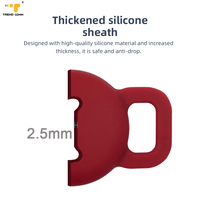 Étui de protection antichoc en silicone souple pour collier de chien 2026 pour AirTag, étui en silicone pour collier de chien, porte-clés de suivi, housse de protection