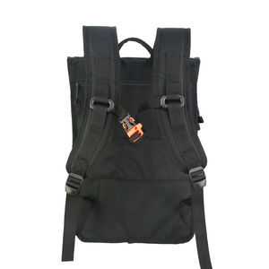 Mochila táctica negra personalizada Diseño de corte láser Gran capacidad 40L Forro de poliéster Cierre de cremallera para operaciones de portátiles al aire libre - Product Image 4