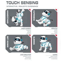 4DRC Berührungsempfindlicher Intelligenter Ferngesteuerter Roboterhund Interaktiver Smarter Begleiter Vierbeiniges Singendes Tanzendes RC-Spielzeug
