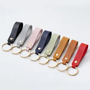 מותאם אישית keychain לוגו זהב רכב מפתח שרשרת מפתח מחזיק טבעת עור keychain