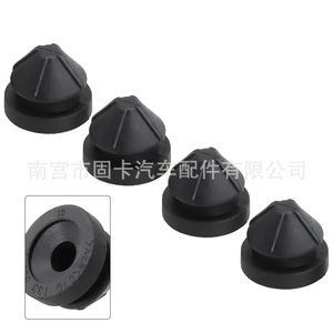 ยางกันกระแทกฝากระโปรงเครื่องยนต์ Volkswagen รุ่น 07C133588FG 4 ชิ้น สีดำ อะไหล่ทดแทน - Product Image 4