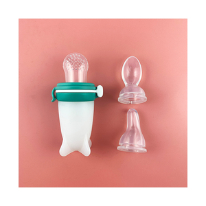 <span class=keywords><strong>Biberon</strong></span> multifonctionnel 3-en-1 en silicone pour pâte de riz, sucette à fruits, <span class=keywords><strong>biberon</strong></span> doseur pour médicaments avec cuillère distributeur - Product Image 1