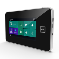 Sistem Alarm Kebakaran Rumah Pintar Tuya App GSM 433MHz WiFi Portabel Bahan ABS
