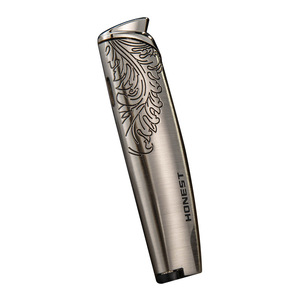 JOFI Metal <b>Lighter</b> Black Gold <b>Windproof</b> Refillable Cigar Accessory Portable Outdoor Use - Product Image 5