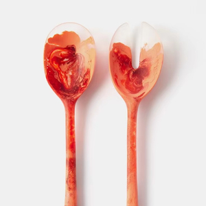 Fourchettes et Cuillères en Résine Artisanales de Qualité Supérieure d'Inde, Poli Miroir, Écologiques, pour Fêtes et Service de Cuisine - Product Image 1