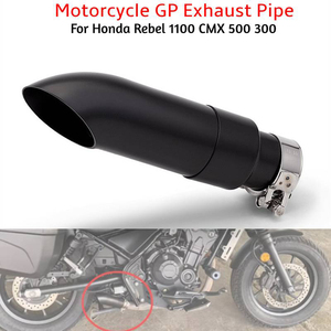 Tubo de escape GP sin tornillos para motocicleta Honda CMX <span class=keywords><strong>500</strong></span> 300 CMX1100 CMX500 CMX300 Rebel 1100 - Product Image 3