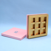 Boîte d'emballage cadeau rose magnétique avec logo en feuille d'or de marque personnalisée boîte d'emballage de papier cosmétique en carton