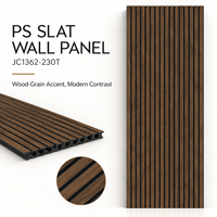 Panneau mural en polystyrène effet bois pour la décoration de la chambre à coucher, du bureau et de la chambre d'hôtel