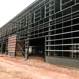 Magazzino industriale facile assemblato struttura in acciaio Hangar costruzione di moda prefabbricata in acciaio strutturale officina buon prezzo - Product Image 3