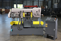 Scie à ruban CNC électrique entièrement automatique de grande taille pour la découpe de métaux, avec moteur, accessoires d'alimentation et engrenages comme composants essentiels